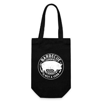 Le barbecue de porc effiloché au barbecue n’est pas un verbe amateur de viande - Sac à bouteille - noir - Devant