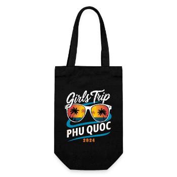 Girls Trip Phu Quoc 2024 - Geschenkbeutel für Flaschen - Schwarz - Vorne