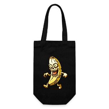 Zombie Banane Halloween Costume Décoration - Sac à bouteille - noir - Devant