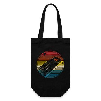 Cornhole Team Bean Bag Player - Geschenkbeutel für Flaschen - Schwarz - Vorne