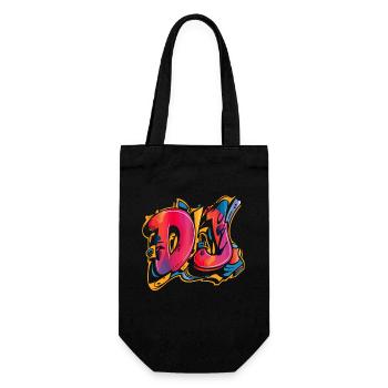 DJ Graffiti Style Design Coloré - Sac à bouteille - noir - Devant