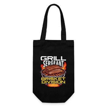 Brisket Barbeque Grill Sergeant Brisket Grilling - Gift Bag for Bottles - black - Front