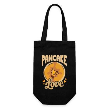 Pancake Breakfast Pancakes - Gift Bag for Bottles - black - Front