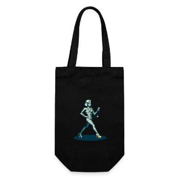 Nurse Caregiver Physician Assistant Style Mummy - Gift Bag for Bottles - black - Front