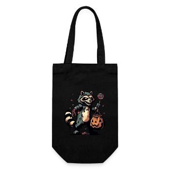 Raton laveur mort-vivant Drôle Amateur de raton laveur - Sac à bouteille - noir - Devant