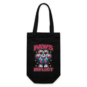 Veterinary Nurse Paws & Reflect Vet Assistant - Geschenkbeutel für Flaschen - Schwarz - Vorne