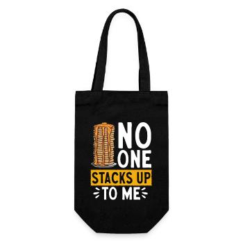 Pancake Breakfast Pancakes - Gift Bag for Bottles - black - Front