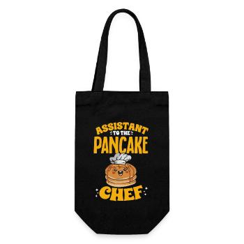 Pancake Breakfast Pancakes - Gift Bag for Bottles - black - Front