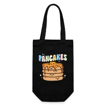 Pancake Breakfast Pancakes - Gift Bag for Bottles - black - Front