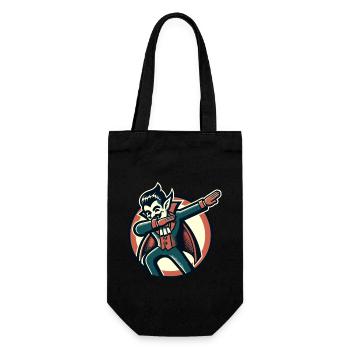 Dabbing vampire Drôle Dabbing Design - Sac à bouteille - noir - Devant