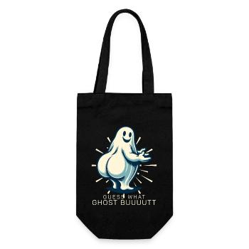 Halloween Costume Ghosts Butt Funny Saying - Gift Bag for Bottles - black - Front