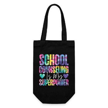 Conseillère scolaire Tie Dye School - Sac à bouteille - noir - Devant