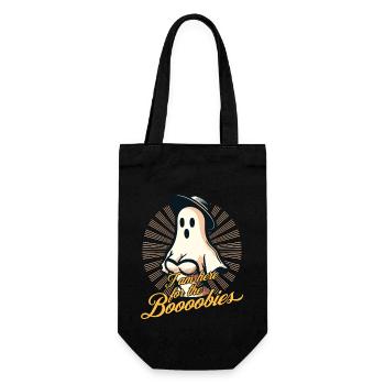 Halloween Costume Funny Ghosts Saying - Gift Bag for Bottles - black - Front
