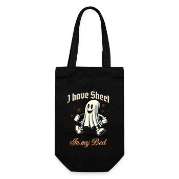Halloween Costume Funny Ghosts Saying - Gift Bag for Bottles - black - Front