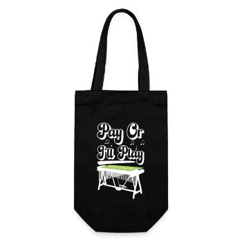Vibraphon, vibraphonist - Gift Bag for Bottles - black - Front