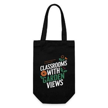 Georgia Homeschool Mom Life in Peach State - Gift Bag for Bottles - black - Front
