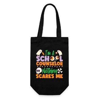 Conseillère scolaire Maman Halloween Je suis - Sac à bouteille - noir - Devant
