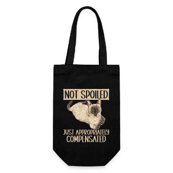 Siamese Cat Siamese Cat - Gift Bag for Bottles - black - Front