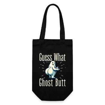 Creepy Ghosts Lover Funny Ghosts - Gift Bag for Bottles - black - Front