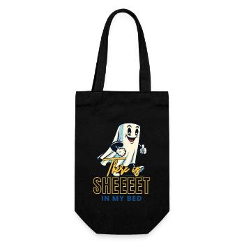 Funny Ghost Saying Occult Halloween Ghost - Gift Bag for Bottles - black - Front