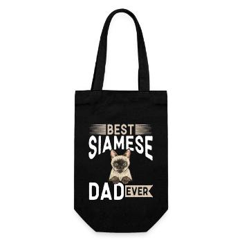 Siamese Cat Siamese Cat - Gift Bag for Bottles - black - Front