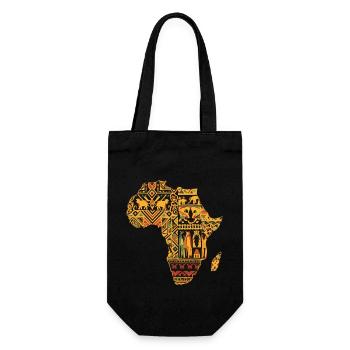 Couleur vive Africaine - Sac à bouteille - noir - Devant