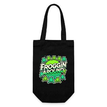 Chasseur de grenouilles amphibiens, piégeage de grenouilles - Sac à bouteille - noir - Devant