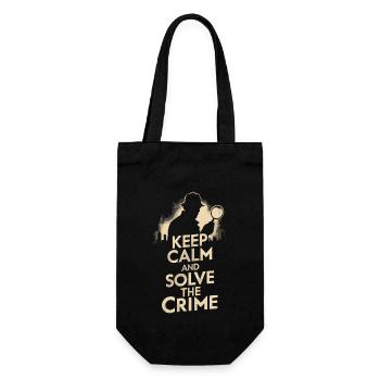 Gardez votre calme et résolvez le crime - Murder Mystery - Sac à bouteille - noir - Devant