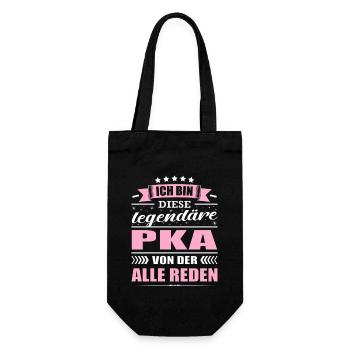 Ich Bin Diese Legendäre PKA Pharmazeutische - Geschenkbeutel für Flaschen - Schwarz - Vorne