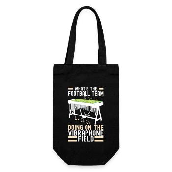 Vibraphon, vibraphoniste - Sac à bouteille - noir - Devant
