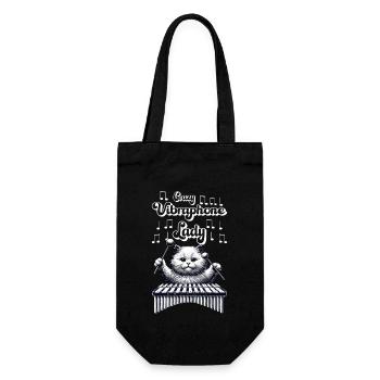 Vibraphon, vibraphoniste - Sac à bouteille - noir - Devant