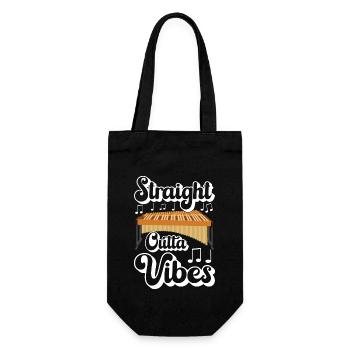 Vibraphon, vibraphoniste - Sac à bouteille - noir - Devant