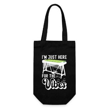 Vibraphon, vibraphoniste - Sac à bouteille - noir - Devant