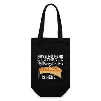 Vibraphon, vibraphonist - Gift Bag for Bottles - black - Front