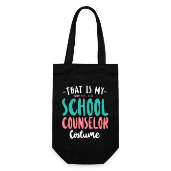School Counselor Halloween That Is - Geschenkbeutel für Flaschen - Schwarz - Vorne