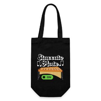 Vibraphon, vibraphoniste - Sac à bouteille - noir - Devant