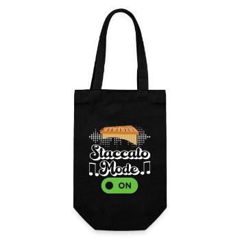 Vibraphon, vibraphonist - Gift Bag for Bottles - black - Front