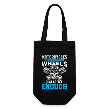 Motos : parce que parfois quatre roues juste ar - Sac à bouteille - noir - Devant