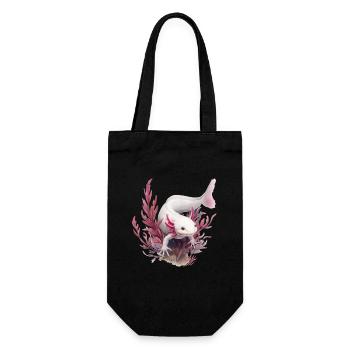 Axolotl Motif Tail Lurch Animal Lover Headphones - Gift Bag for Bottles - black - Front