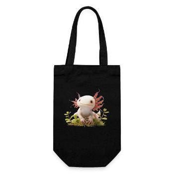 Axolotl Motif Tail Lurch Animal Lover Headphones - Gift Bag for Bottles - black - Front
