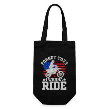 Oublier les jouets Je veux rouler Moto Motard Motorcyc - Sac à bouteille - noir - Devant
