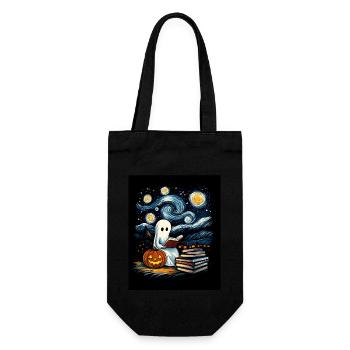 Cadeau d’Halloween Femmes Hommes Enfants Décoration - Sac à bouteille - noir - Devant