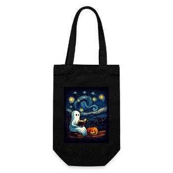 Cadeau d’Halloween Femmes Hommes Enfants Décoration - Sac à bouteille - noir - Devant