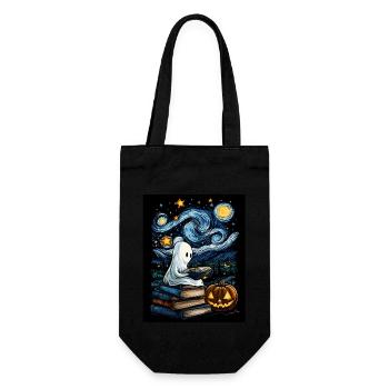 Cadeau d’Halloween Femmes Hommes Enfants Décoration - Sac à bouteille - noir - Devant