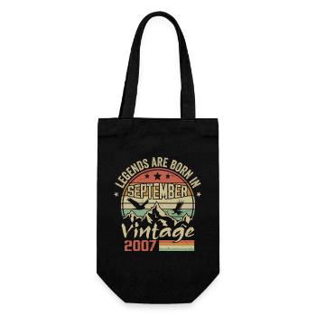 September 2007 Birthday Gift September 2007 - Gift Bag for Bottles - black - Front