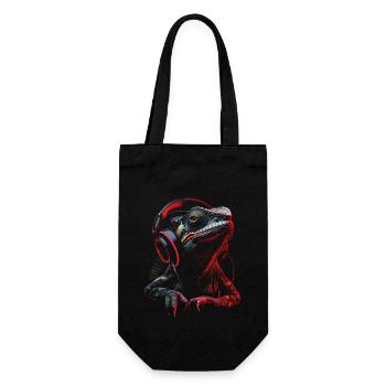 Caméléon Animal Amoureux des animaux Casque Reptiles - Sac à bouteille - noir - Devant