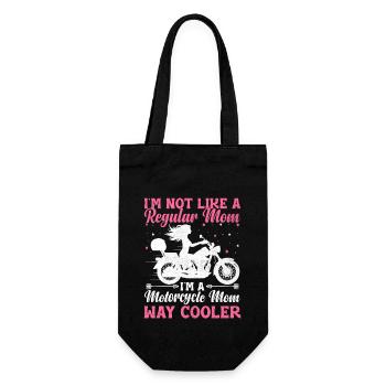 Je ne suis pas comme une maman ordinaire, je suis une maman à moto - Sac à bouteille - noir - Devant