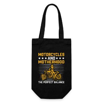 Motos et maternité : l’équilibre parfait - Sac à bouteille - noir - Devant