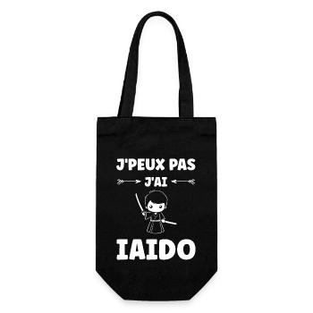 iaido - Gift Bag for Bottles - black - Front