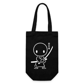 iaido - Gift Bag for Bottles - black - Front